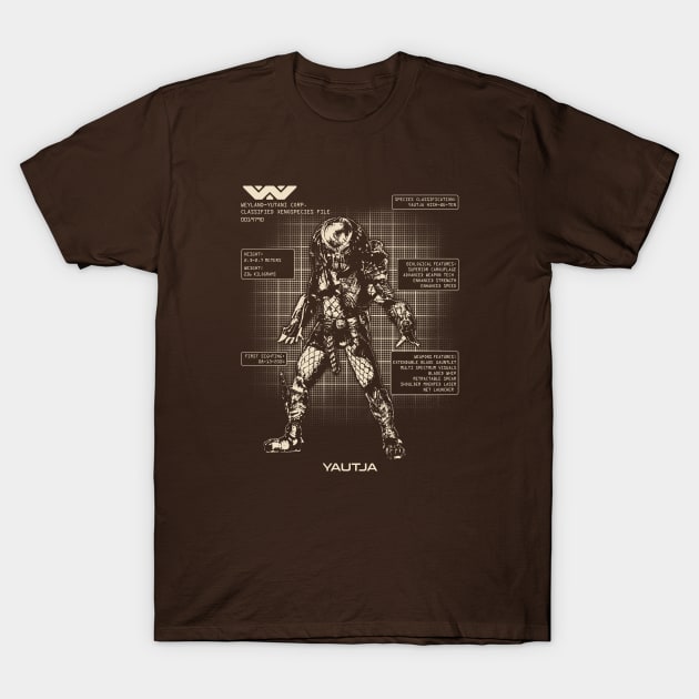 YAUTJA PREDATOR - Alien files T-Shirt by ROBZILLA